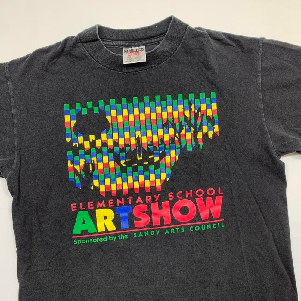 Vintage 90s Elementary School Art Show T-shirt‎ Size Medium